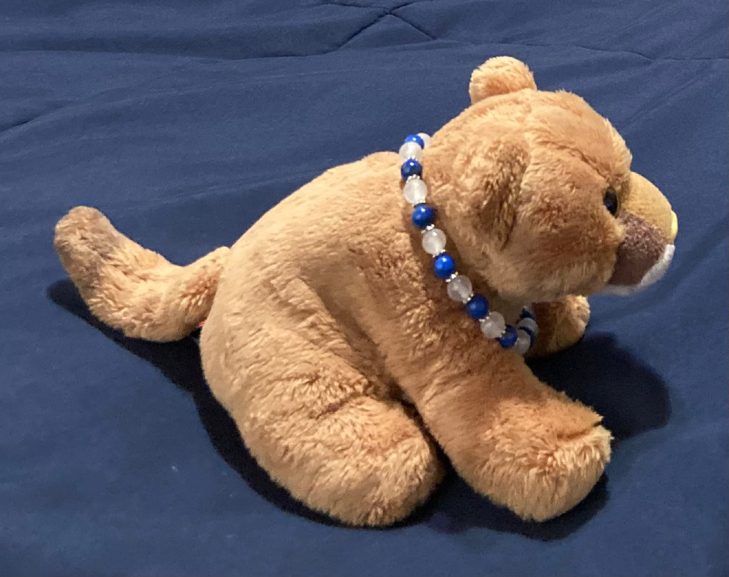 Lapis Lazuli and Selenite Bracelet