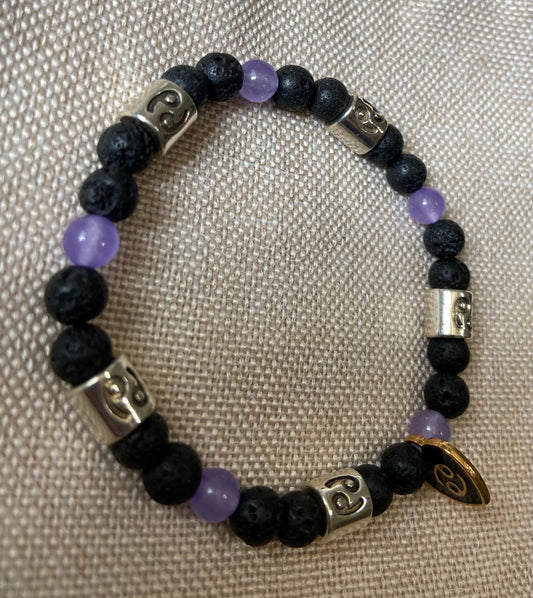 Cancer Zodiac 6mm Charm Bracelet